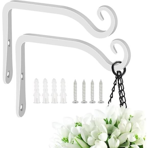 Hand-Forged Hanging Plant Bracket Iron Wall Hook for Hanging Bird - Picture 14 of 14